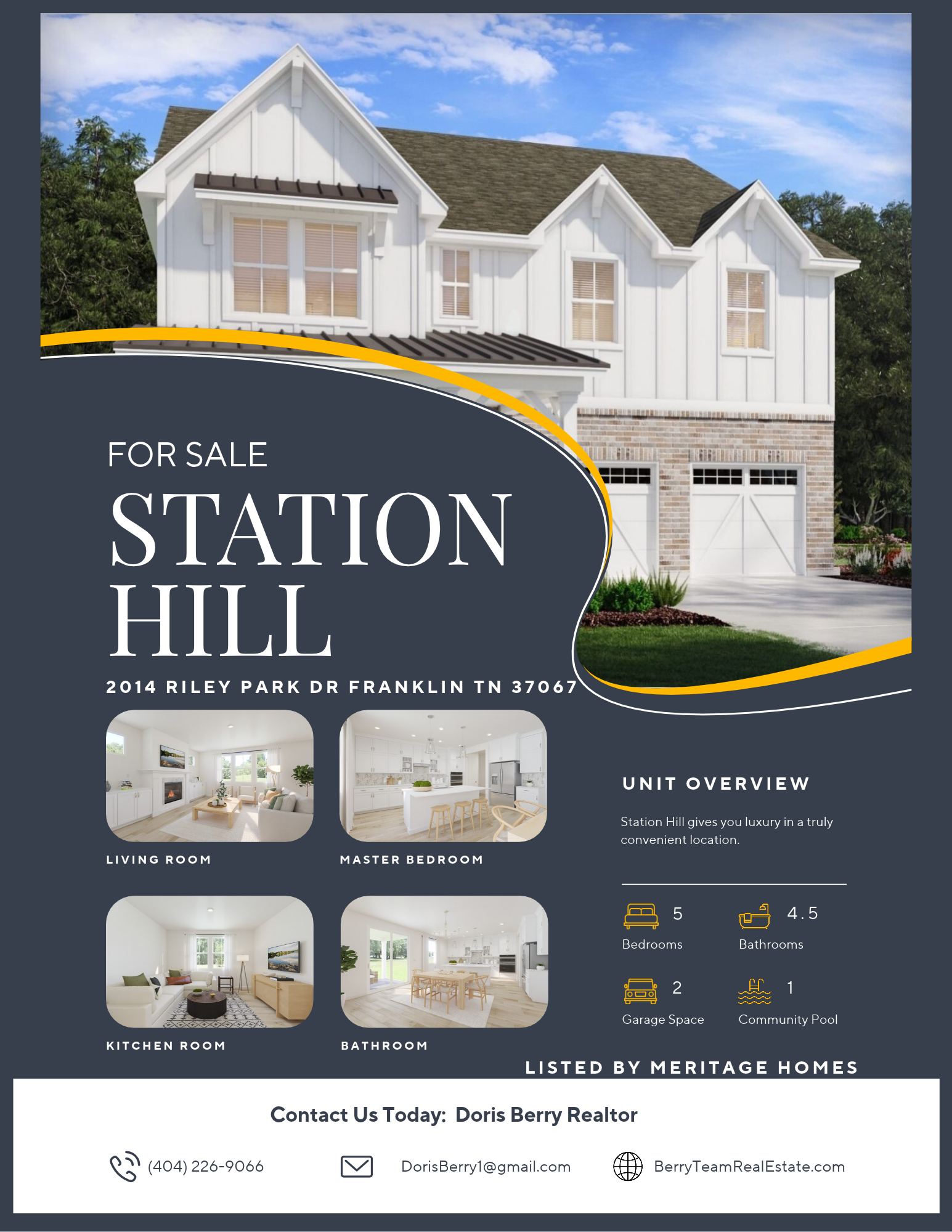 Station Hill Franklin TN: New Homes from the Mid $700Ks